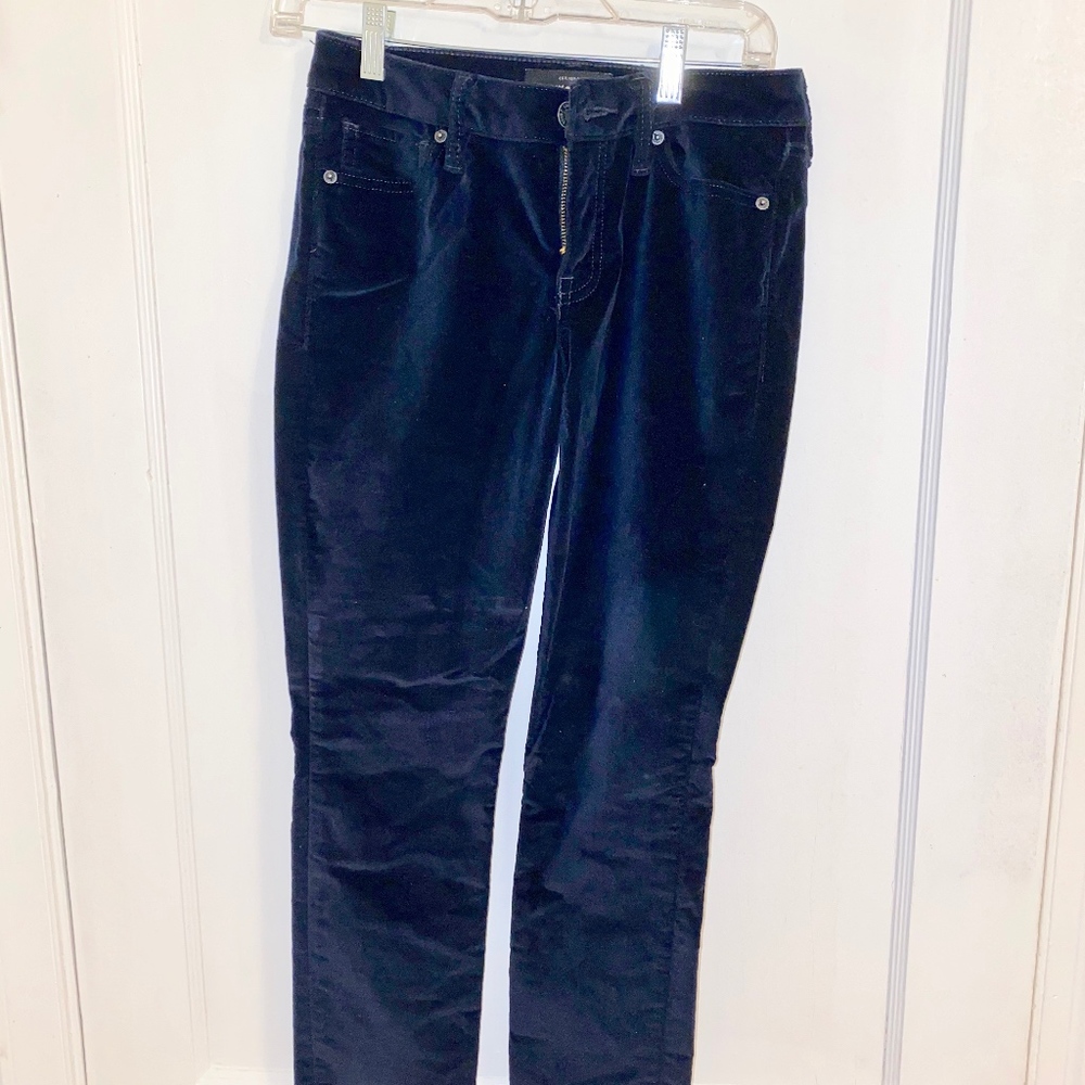 Lucky Brand Blue Velvet Skinny Jeans